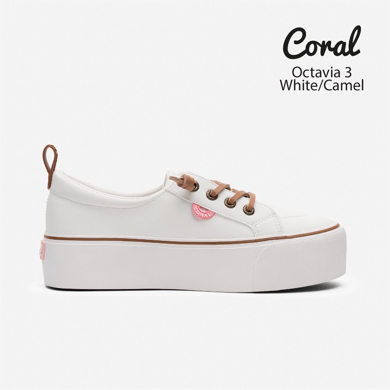 OCTAVIA3 WHITE/CAMEL