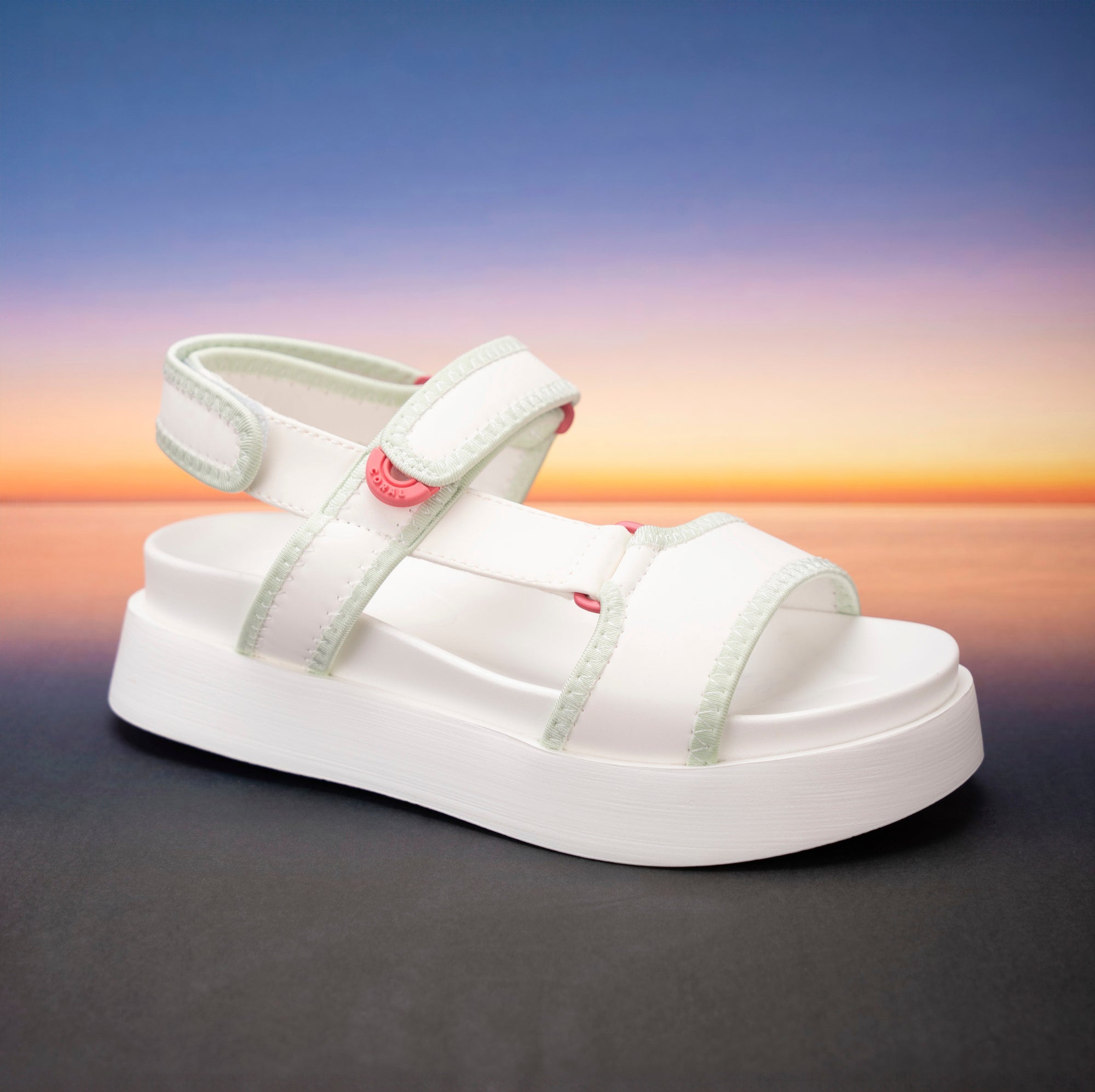 GRETA-WHITE/MINT