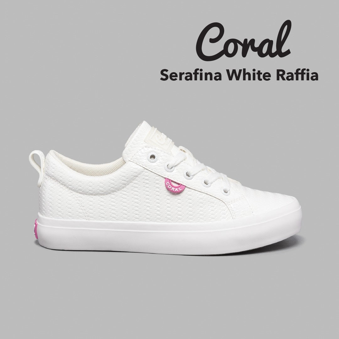 Serafina White Raffia