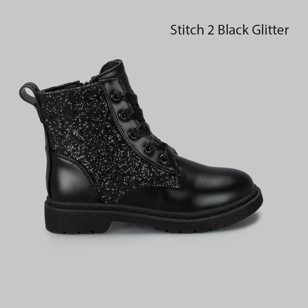 STITCH2 BLACK GILTTER