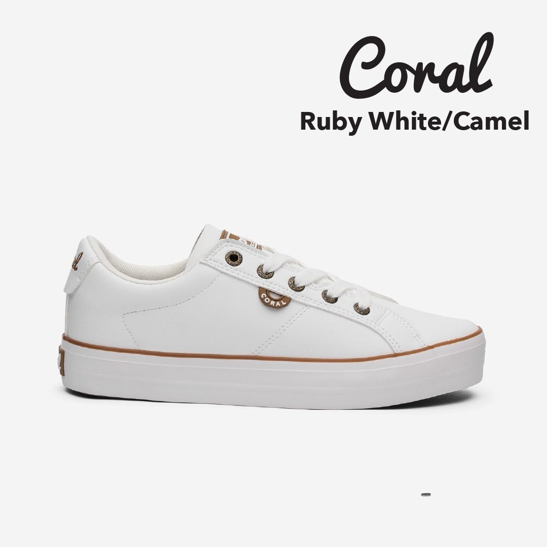 RUBY WHITE/CAMEL